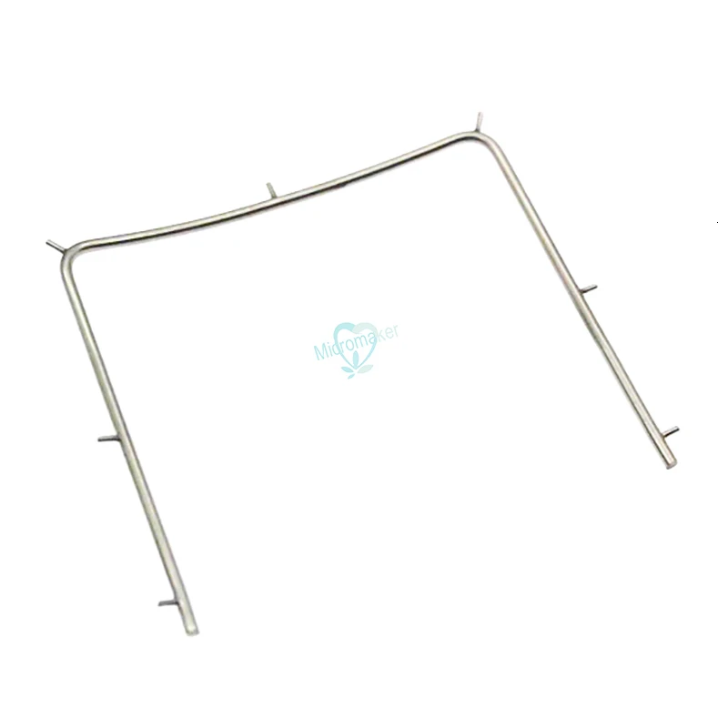 10 см стоматологическая резиновая рамка из нержавеющей стали инструмент для