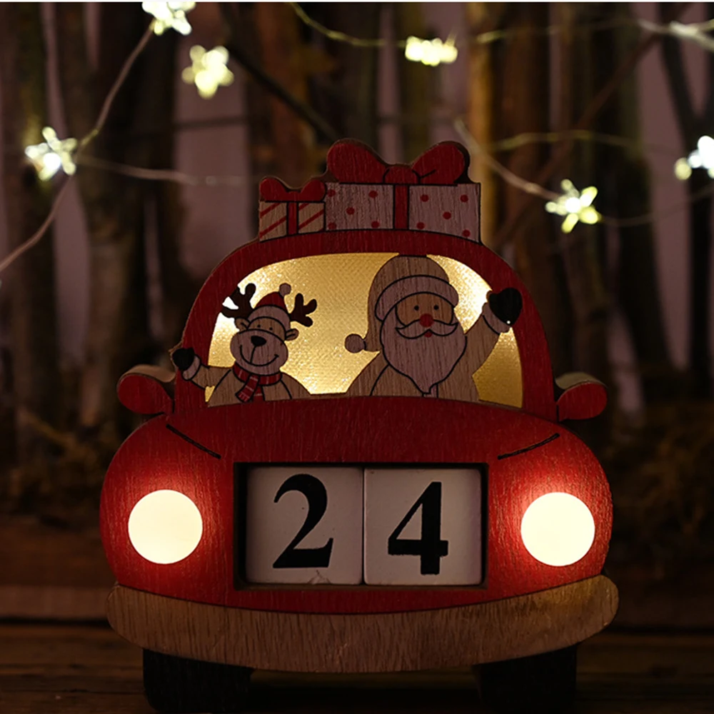 Освещение в форме автомобиля Calend Рождественское украшение Ремесло фотография