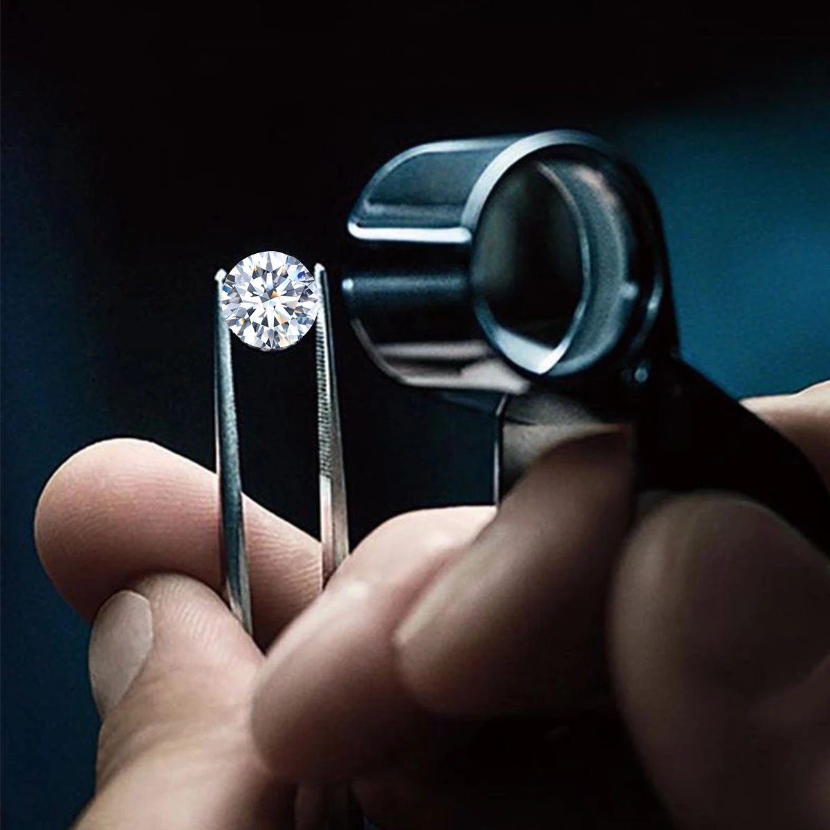 Real 0.1ct ~ 0.5ct D Color VS1 CVD HPHT Lab Grown Diamond Loose Gemstone Pass Test Wedding Earrings Ring Necklace DIY Material | Украшения