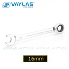 Комбинированный гаечный ключ vayas 16 мм с фиксированной головкой, трещотка 72T и открывающийся конец, гаечный ключ с высоким крутящим моментом для зеркальной полировки, ручной инструмент для ремонта