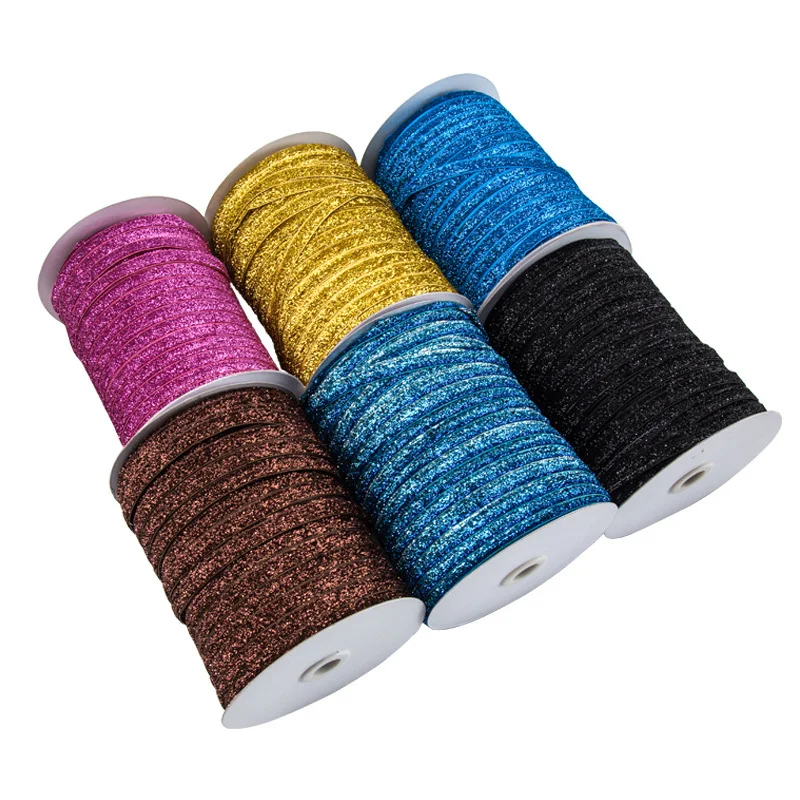 Эластичный шнур лента для волос веревка 1 см 45 м тяжелая Растяжка Швейное Ремесло