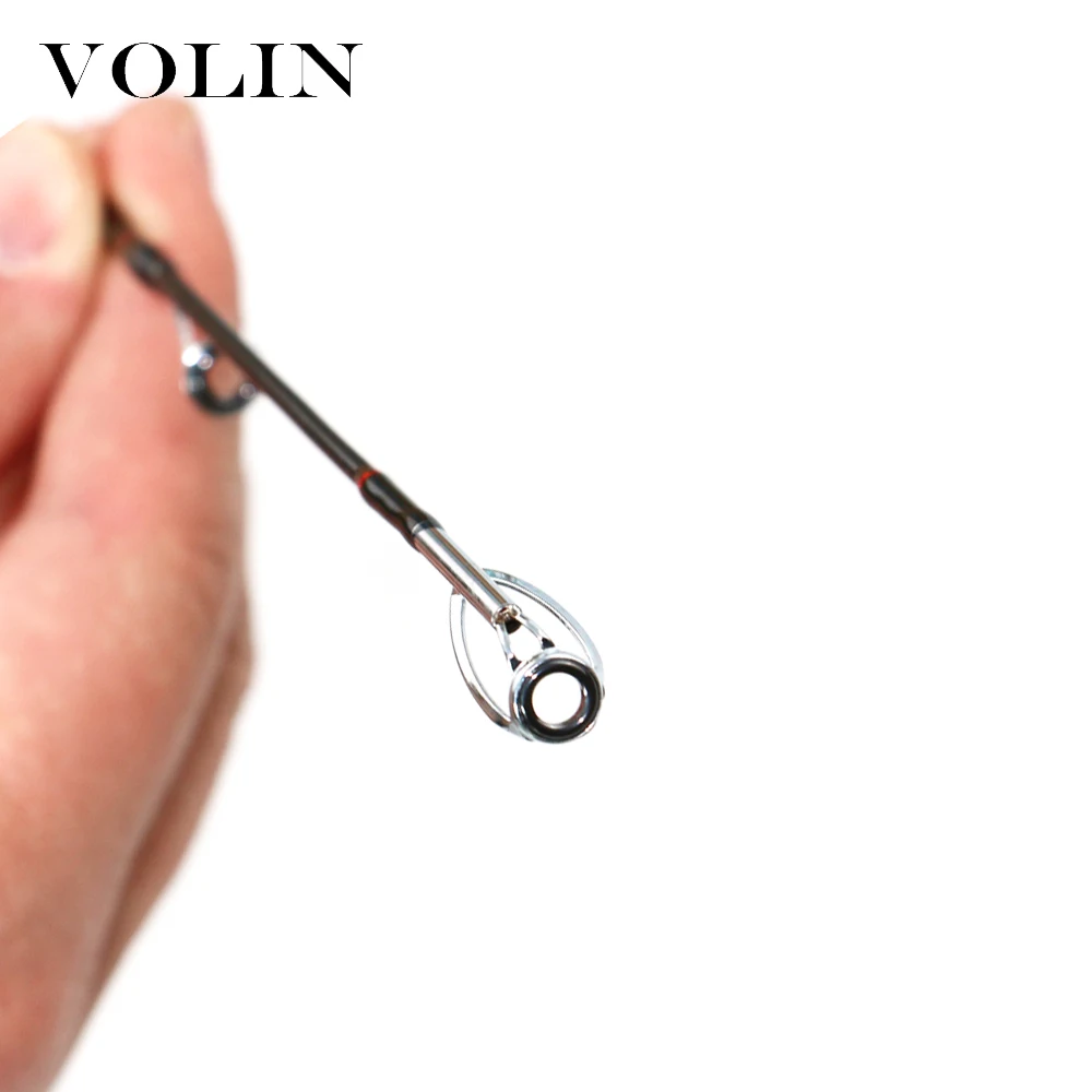 VOLIN 2020 Новый 2 1 м мощность углеродное Литье удочка 3 верхних наконечника m/ML/MH