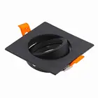 Светодиодный потолочный светильник с рамкой, квадратные держатели, регулируемый вырез, лампа MR16 GU10, светодиодный потолочный Точечный светильник, осветительные приборы