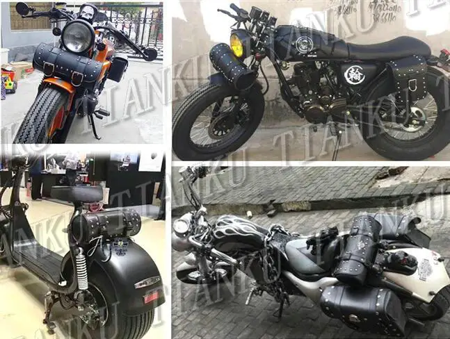 Универсальная сумка для инструментов вилка руль пряжка сумки Yamaha VStar 400 650 1100 1300