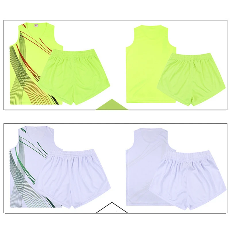 Дышащая одежда для легкой атлетики прыжки бег без рукавов спортивный костюм