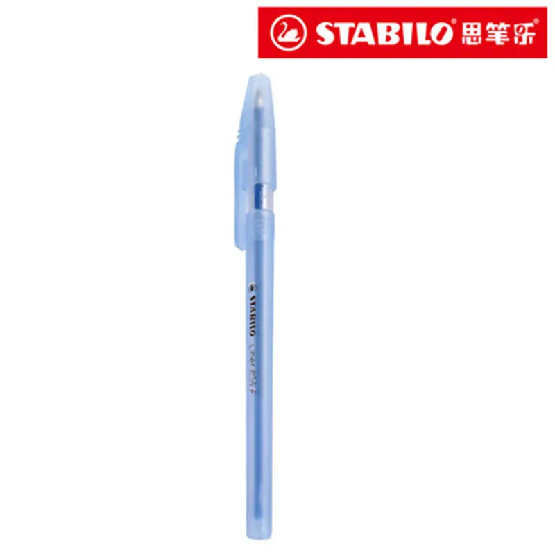 2 шт./партия Stabilo 808 шариковая ручка плавно Антистатическая цветная ручка из нержавеющей стали перо многоцветная ed выбранная - Цвет: Синий