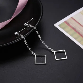 

Silver Fashion Nail Diamond Earrings LKNSPCE950