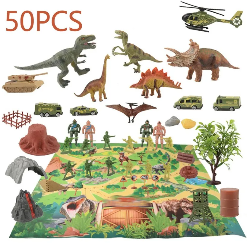 

Реалистичные игрушки динозавры джунгли, фигурки героев, игровой набор, динозавр, коллекционные игрушки для мальчиков, детские развивающие ...