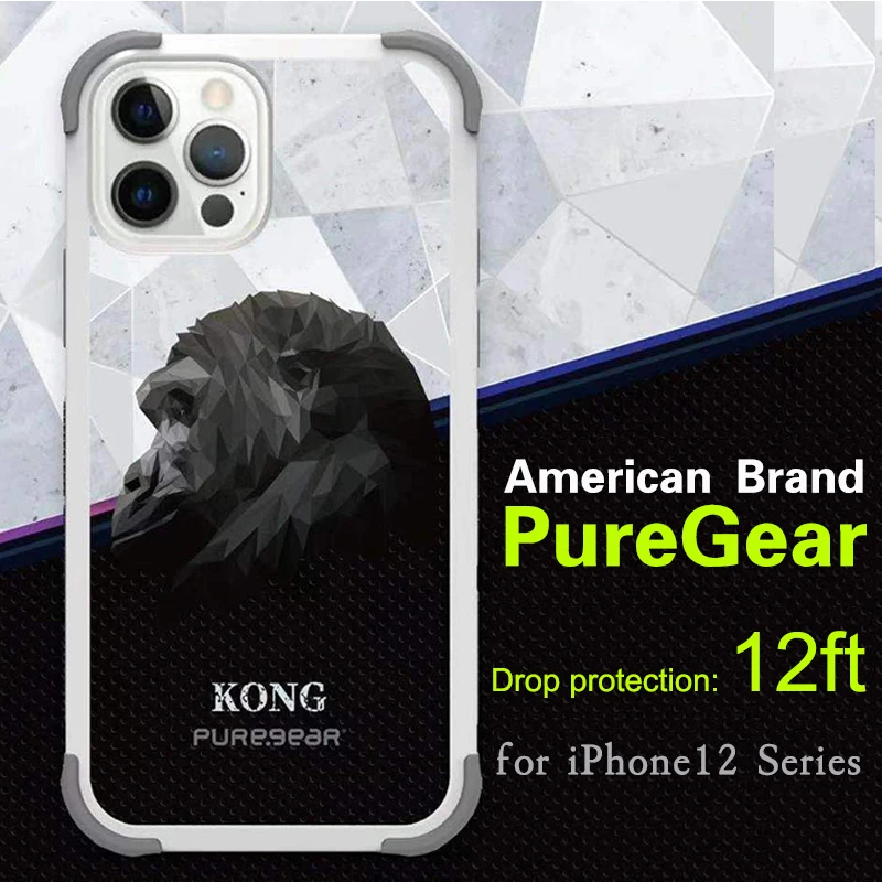 

Чехол PureGear для iPhone13 Pro Max Air Armor, прозрачный жесткий ударопрочный Роскошный прозрачный защитный чехол для iphone 12 13 pro max