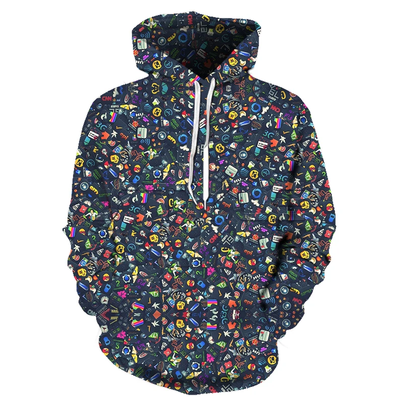 

2021 new 3d printing super Dalian hat sweater men and women fashion casual Harajuku hooded sweater flower painting series