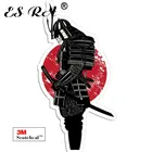 Японские эстетические наклейки для ноутбука Samurai, виниловые наклейки, автомобильные наклейки, матовые водонепроницаемые наклейки для скейтборда, журнала, украшения оконных бутылок