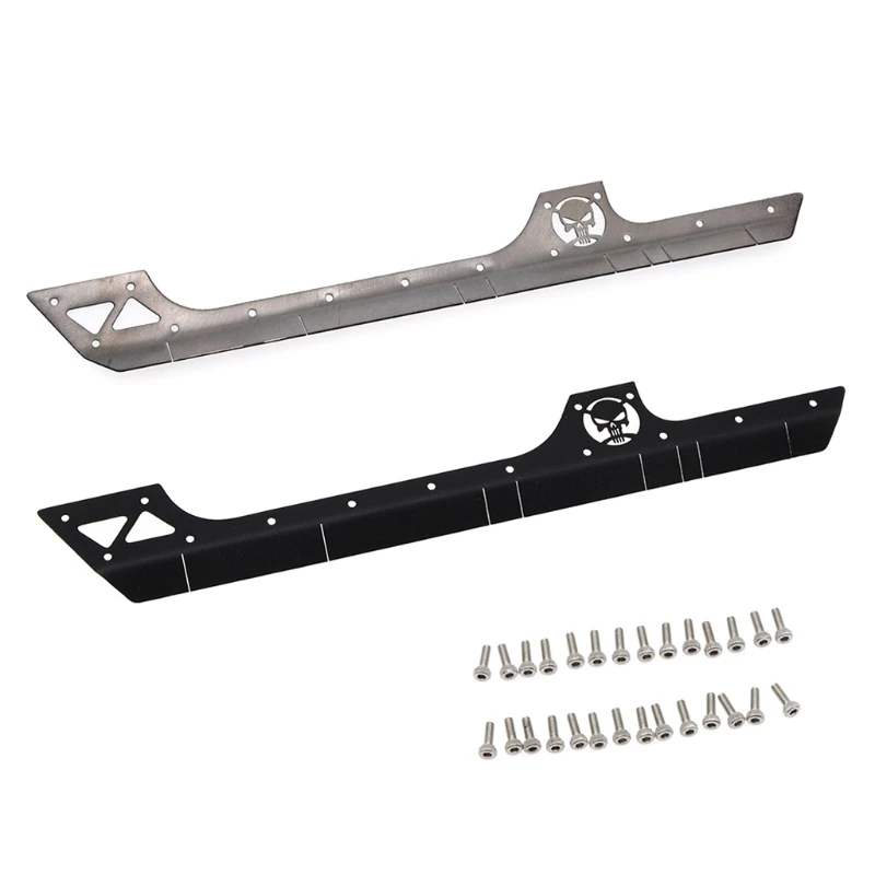 

2pcs/set Metal Side Skirt Surround for SCX10 90046 90047 Simulation RC Crawler Toy Car 313 Wheelbase Buggy Accessories