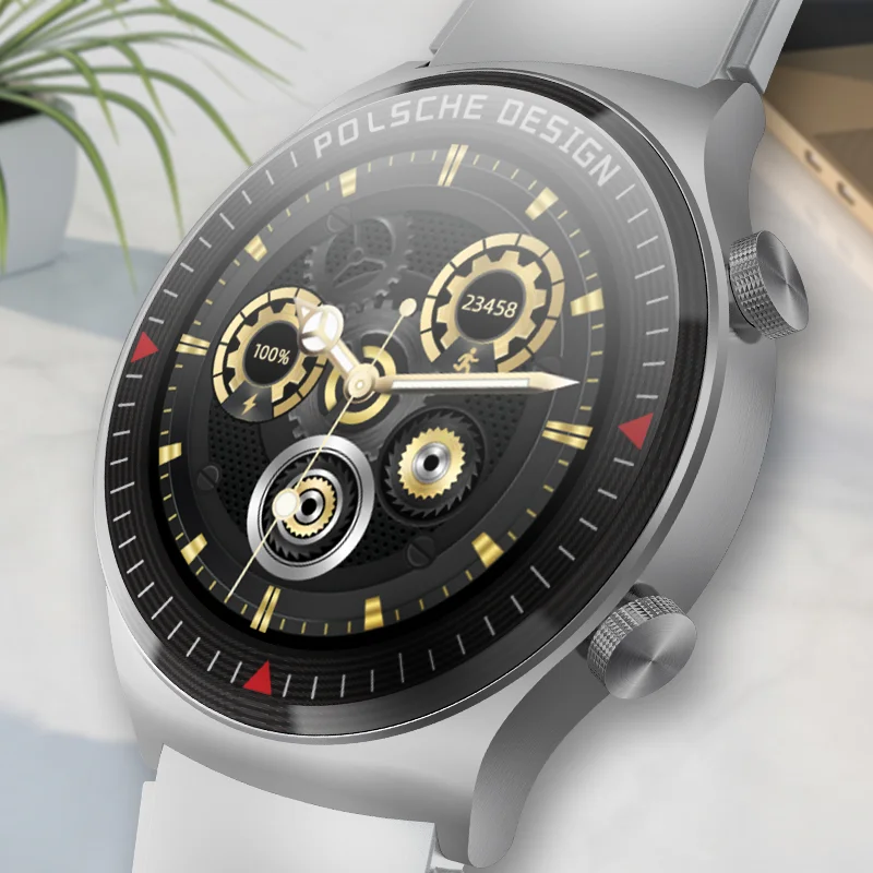 

2021 Smart Watch HW26 Music Player Waterproof 1.35inch AMOLED Display Fitness Tracker DIY Dial Smartwatch for iPhone Huawei