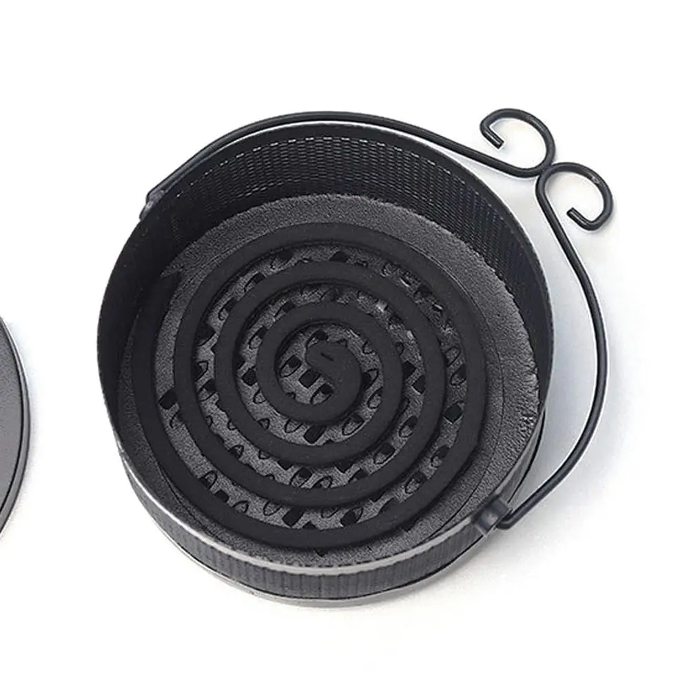 Металлическая огнестойкая курильница с крышкой и ручкой в стиле ретро | Дом сад