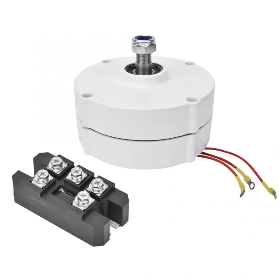 Ветровой турбины постоянный магнит генератор 12V 100W 750 об/мин 3 фазный синхронный