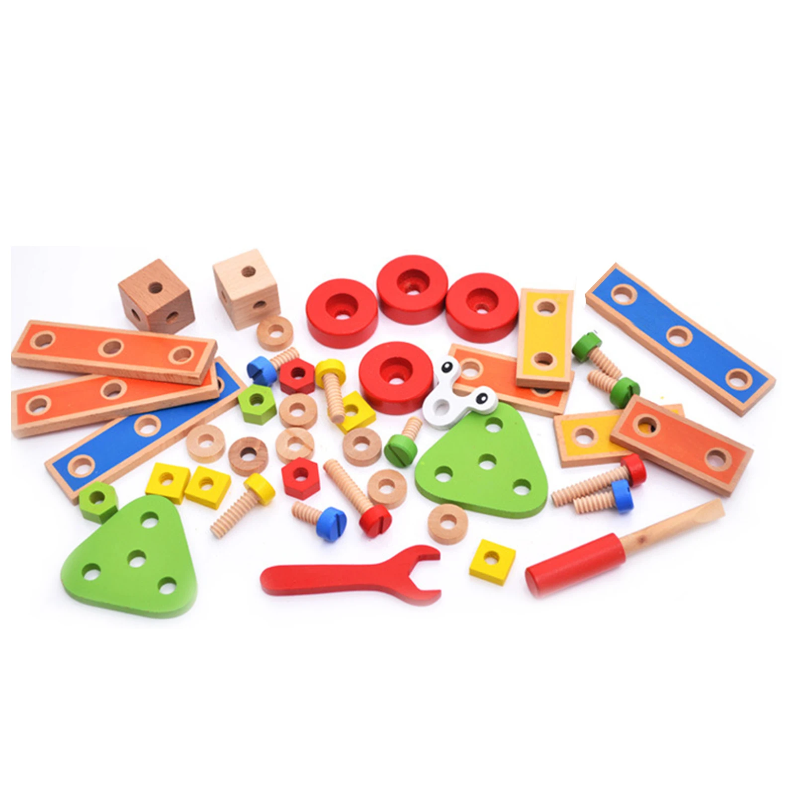 

1 Set Cartoon Frog Nut Kids Disassembly Geometric Educational Blocks Puzzle Toys