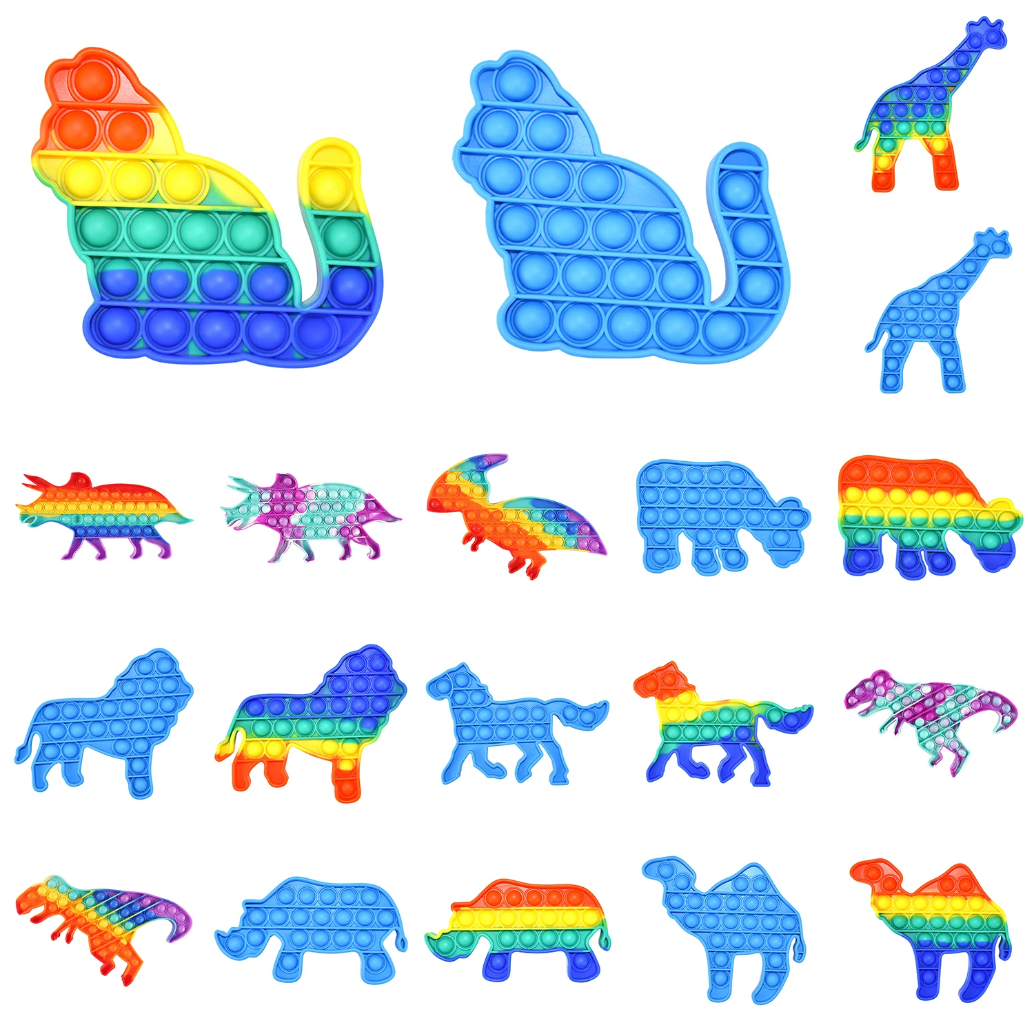 

Silicone Push Bubble Dragon Autism Toy Early Educational Tool Pressure Reliever Special Needs Concentration Educational Toy