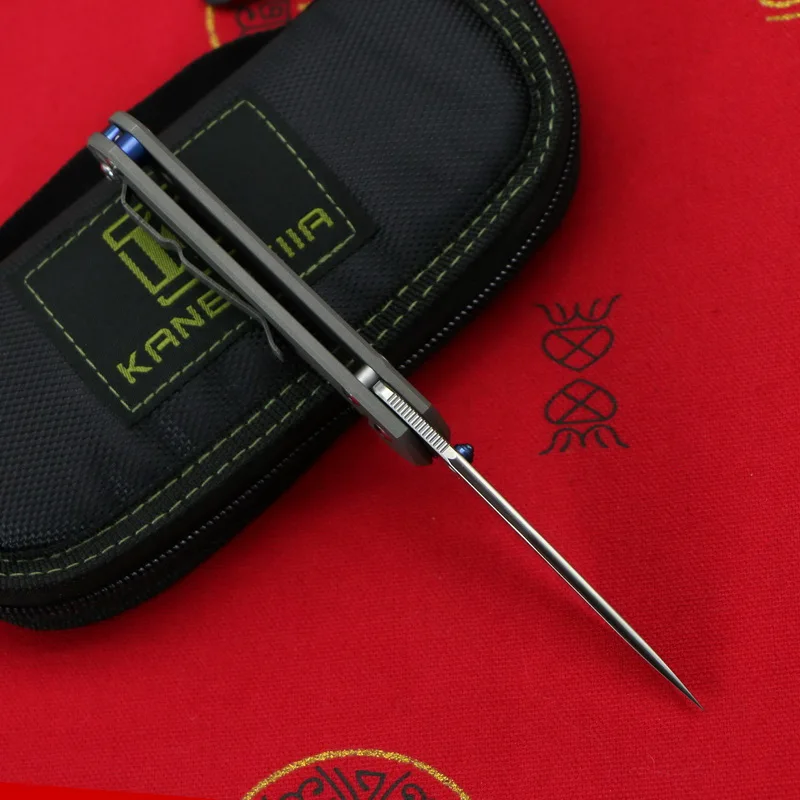 Новинка KANEDEIIA маленький sebenza 21 складной нож D2 лезвие титановая ручка утилита кемпинг охотничьи Карманные Ножи EDC инструменты