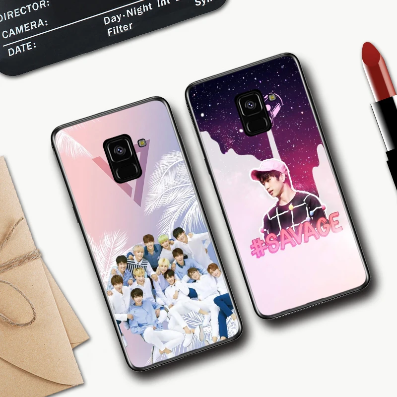 Корейский силиконовый чехол 80F для Samsung A3 A5 A6 PLUS A7 A8 A9 A2 Core J4 J6 Prime J7 J8 Note 8 9 10 Lite |