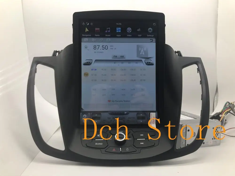 10 4 ''вертикальный экран Tesla Style Android 9 0 автомобильный DVD GPS навигатор радио плеер