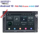 Автомагнитола PX6 с GPS-навигацией, автомагнитола с 4 Гб ОЗУ + 64 Гб ПЗУ, IPS DSP, 7-дюймовым дисплеем, Android 10,0, GPS, для VW PASSAT B5 B4, GOLF4, автомобильный DVD андроид, типоразмер 2DIN