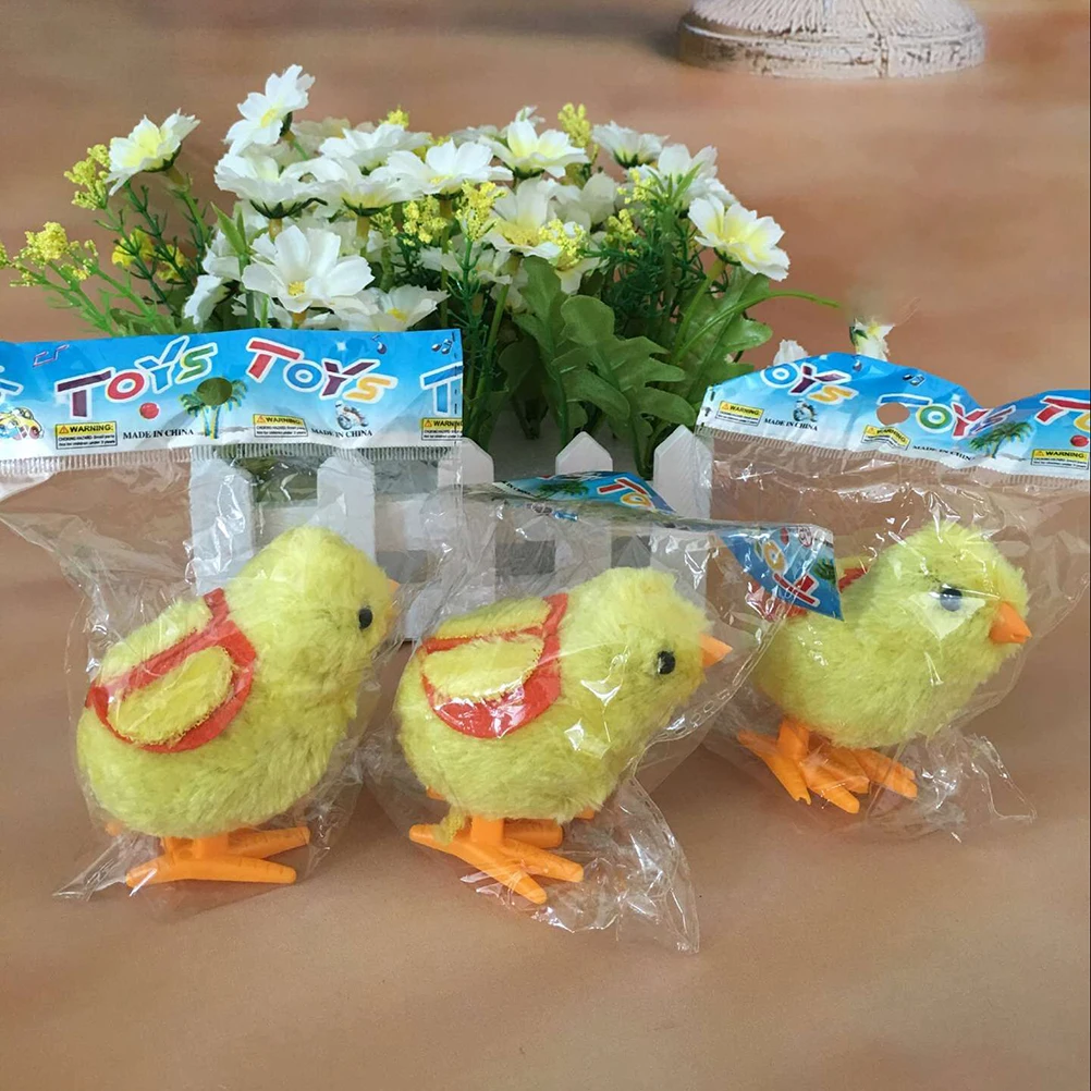 Заводные прыгающие игрушки заводные ходунки прыгающий Цыпленок детский подарок