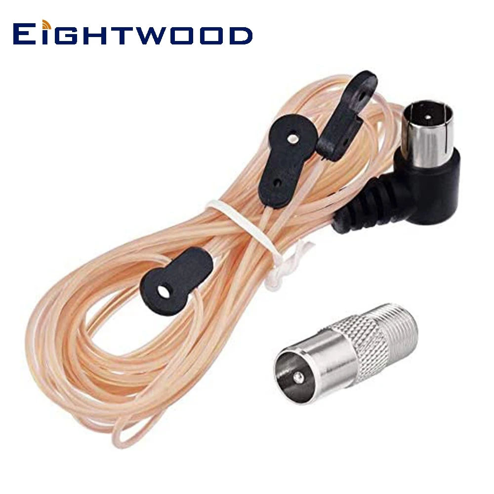 

Eightwood Hifi Y Type FM Radio Antenna Unbal F Adapter F Female to TV Male Adapter for FM AM Radio Yamaha JVC Sony Bose