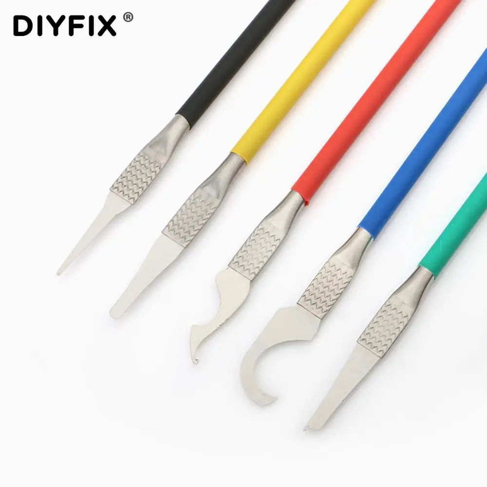 DIYFIX ремонт микросхем 5 в 1 инструмент для удаления тонких ножей BGA ЦП процессоров