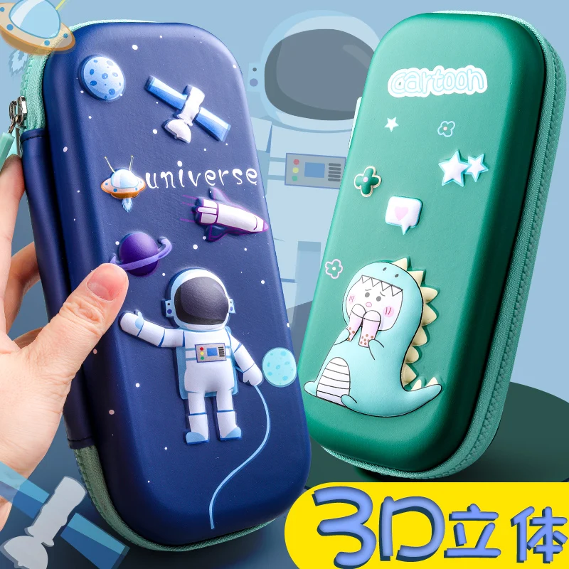 3D чехол для карандашей коробка хранения из ЭВА милый Единорог мультяшная сумка