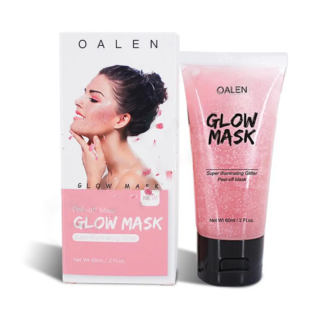 Розовая разрывная маска для лица питательная Осветляющая Маска рождественских