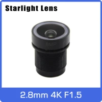 starlight lens 8mp 2 8mm fixed aperture f1 5 big angle for sony imx415274 low light cctv ip camera free shipping