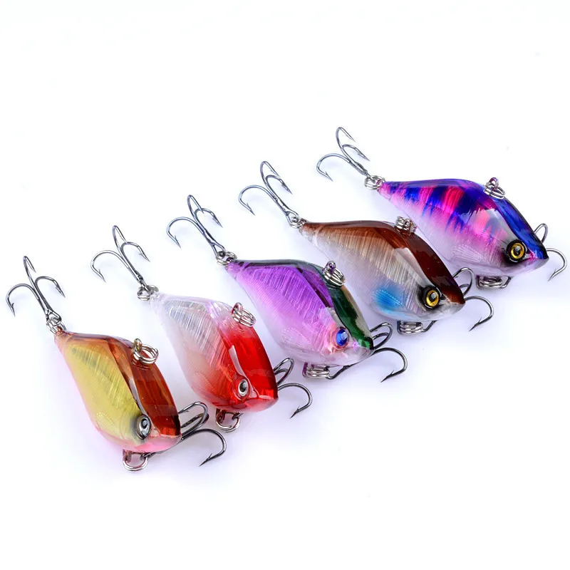 5 шт./компл. приманка для рыбной ловли 6 см/13 9 г Вибрирующая жесткая Приманка VIB с