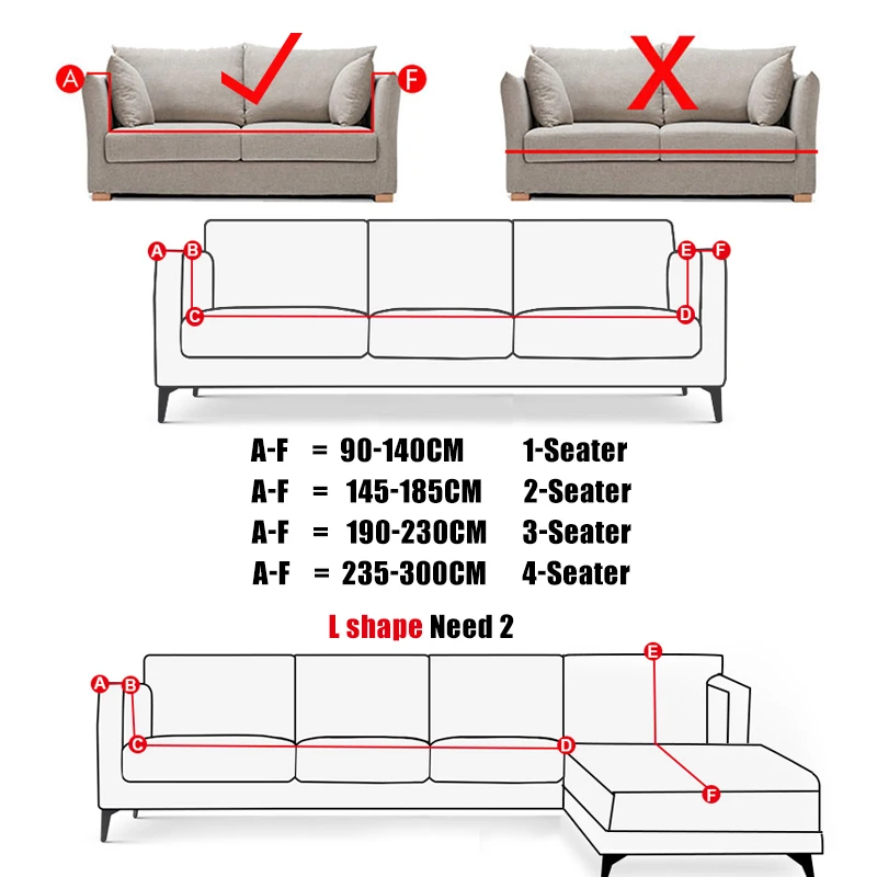 

Elastic Cover For Sofa , 3 Seater Sofa Cover With Rest Arm,L Shape Chaise Longue 1 2 4 Seater,Decorative Living Rooms Furniture