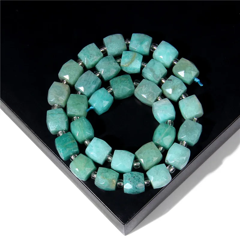 Граненые кубические бусины Натуральный Необработанный минеральный камень с