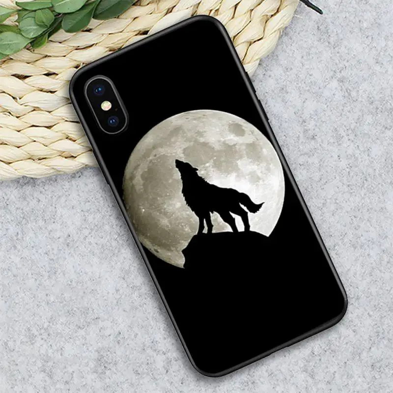 

wolf cool animal painting Phone Case for iPhone 11 12 pro XS MAX 8 7 6 6S Plus X 5S SE 2020 XR Soft silicone funda