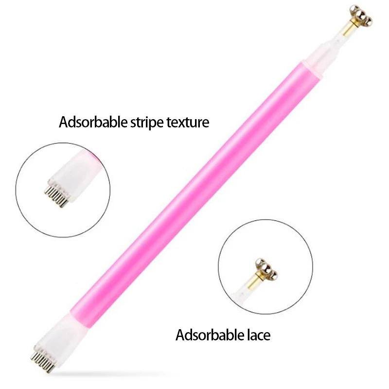 1 шт. Новый кошачий магнит с двойной головкой для гелевого лака 3D линия полосы