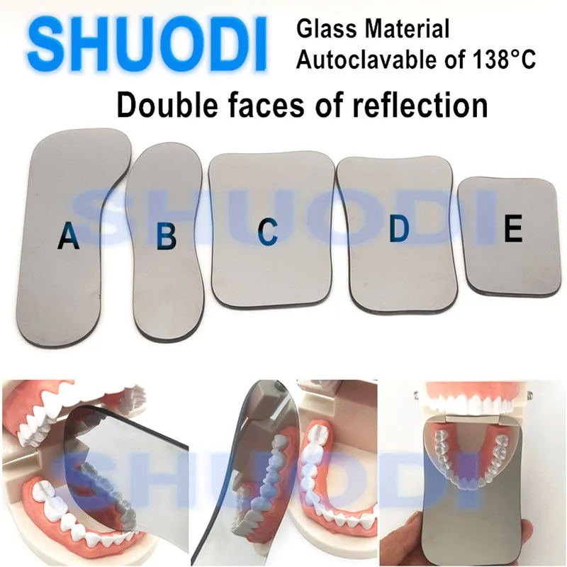 Двустороннее Зеркало для ротовой полости 1 шт.