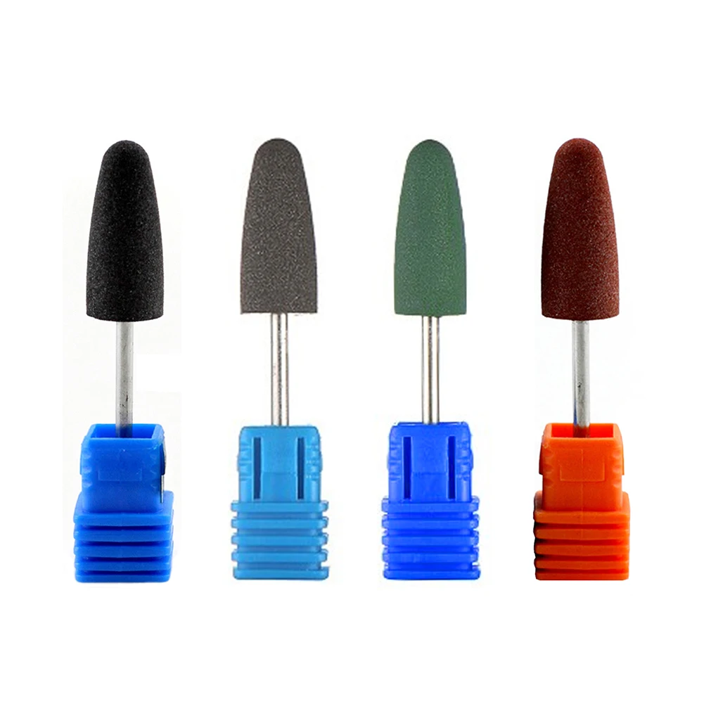 RFID Blocking Grinder Tools Manicure Nail Beauty Art Polishing Drill Bits Small Silicone Round Head Cutter | Красота и здоровье