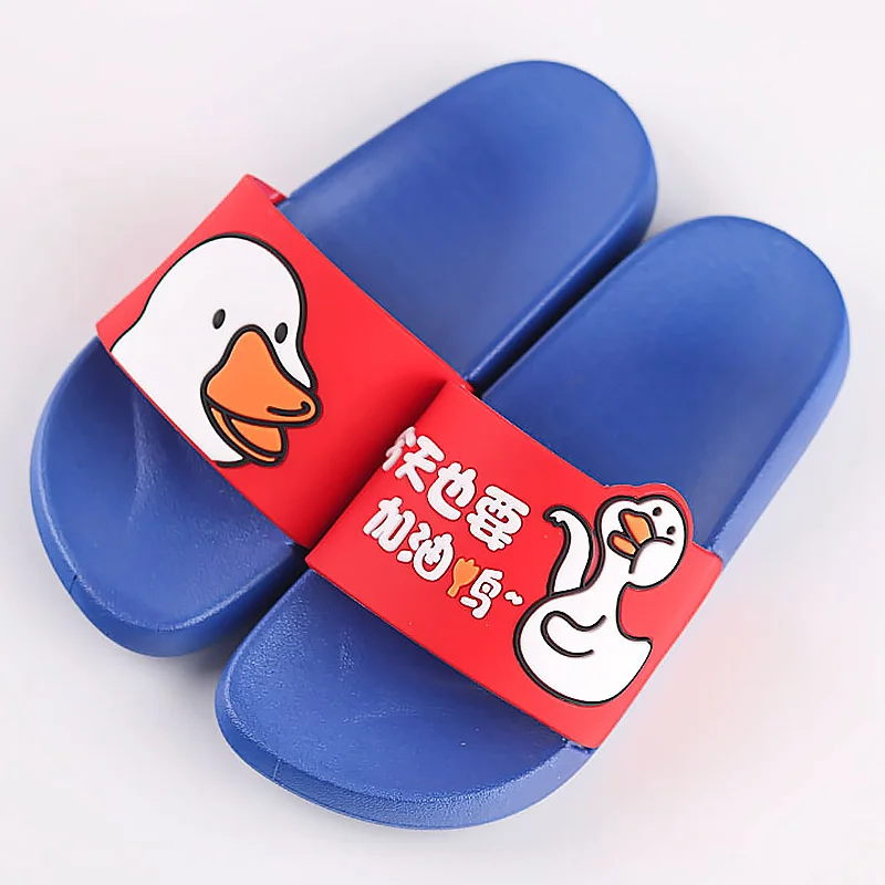 Женские тапочки уличные милые с принтом утки Женская Нескользящая Летняя обувь