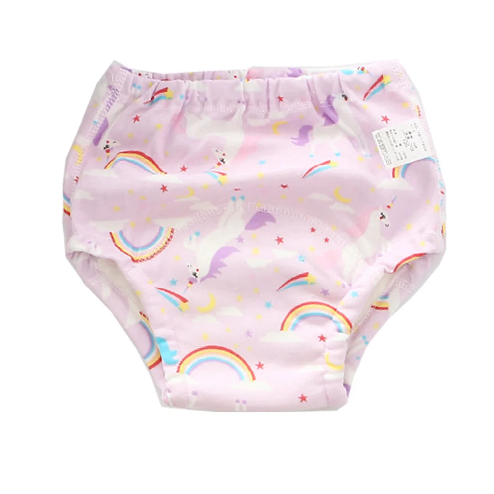 6 Слои хлопок тренировочные брюки детские Водонепроницаемый изменение тканевый подгузник трусики многоразовой подгузник детская нижняя одежда для детей дошкольного возраста - Цвет: XLK90
