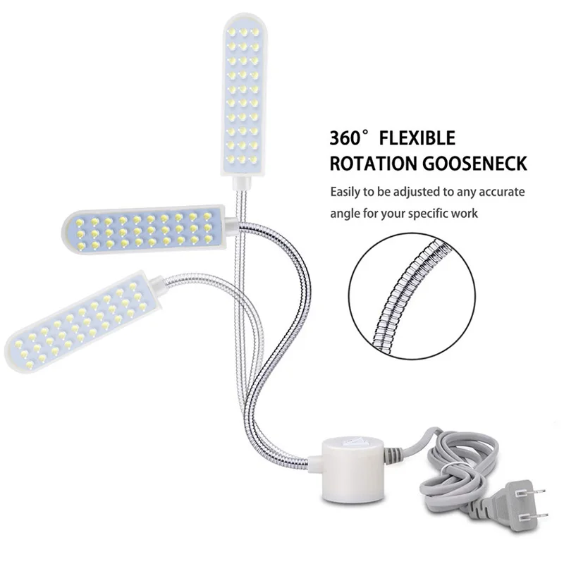 

Industrial Lighting Super Bright LED Sewing Machine Light Home Working Light with Magnetic For Base adsorbed on Lathes