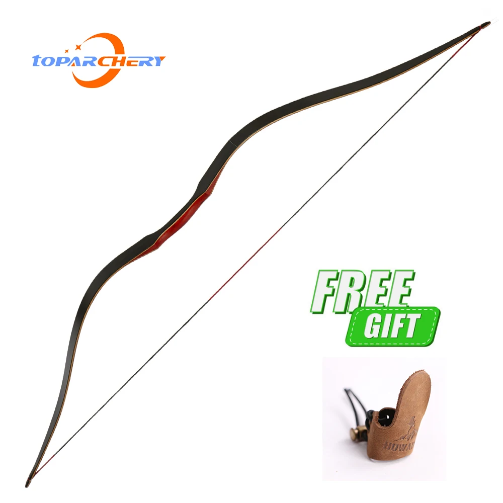 Toparchery ламинированный традиционный Рекурсивный лук ручной работы Longbow 25 50 фунтов