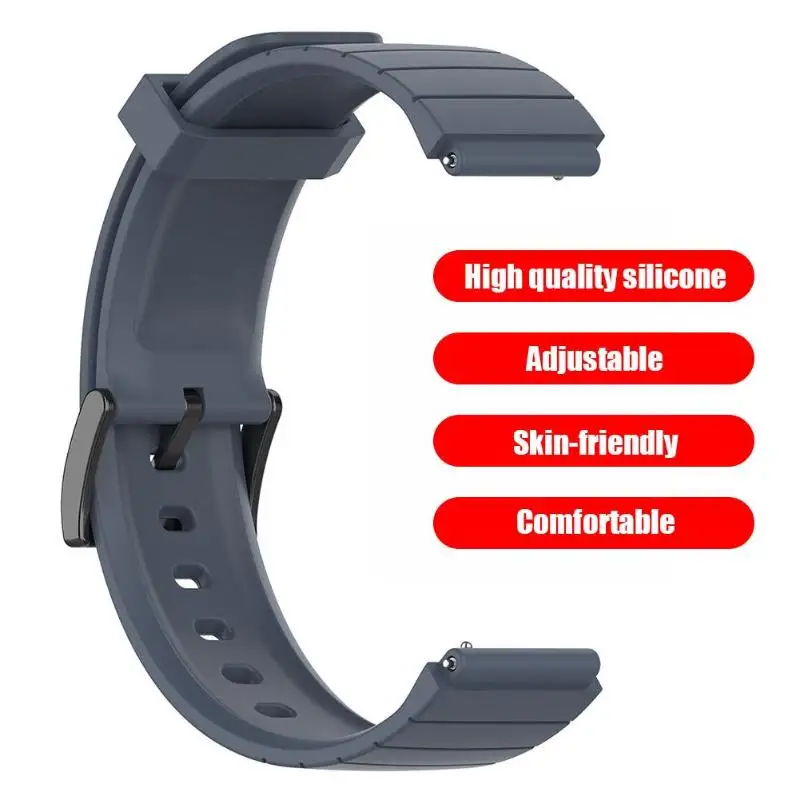 Мягкий силиконовый ремешок для часов браслет смарт Xiaomi 18 мм|Ремешки часов| |