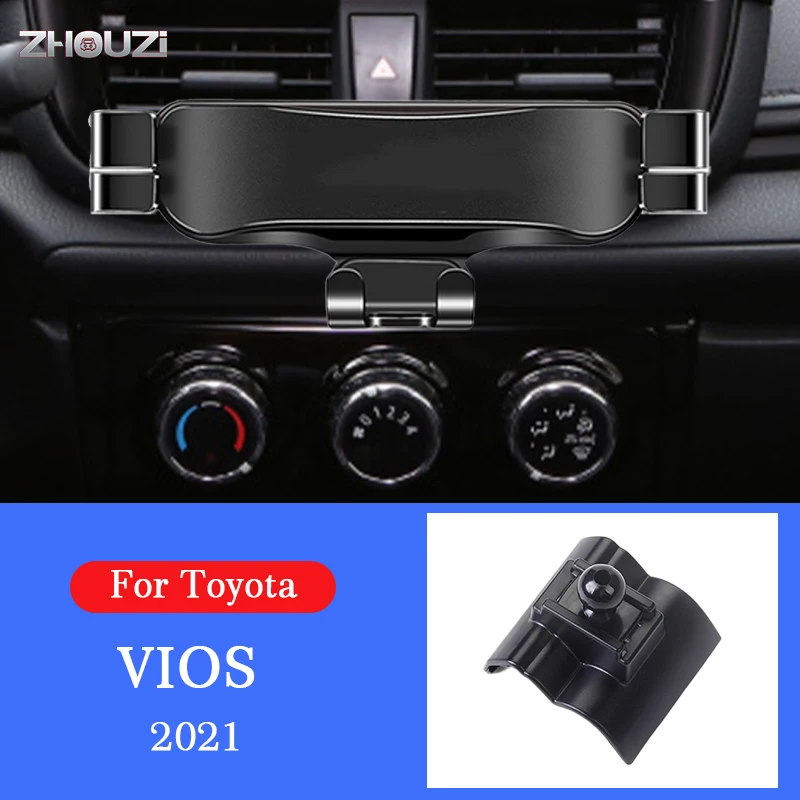 

Car Mobile Phone Holder Mounts GPS Stand Gravity Navigation Bracket For Toyota Vios 2021 Car Accessories