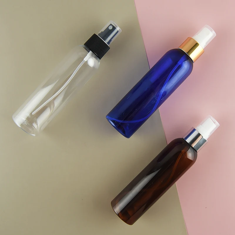 Лидер продаж дешевые дорожные круглые пластиковые бутылки 150 мл с золотым