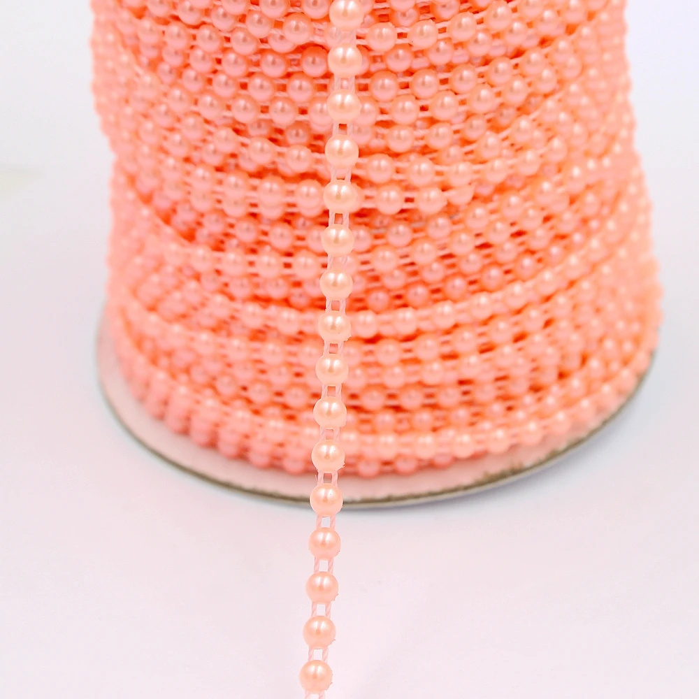 Полукруглые бусины с имитацией жемчуга 5 метров 4 мм 8 цветов|half round|imitation pearl beadsfor diy