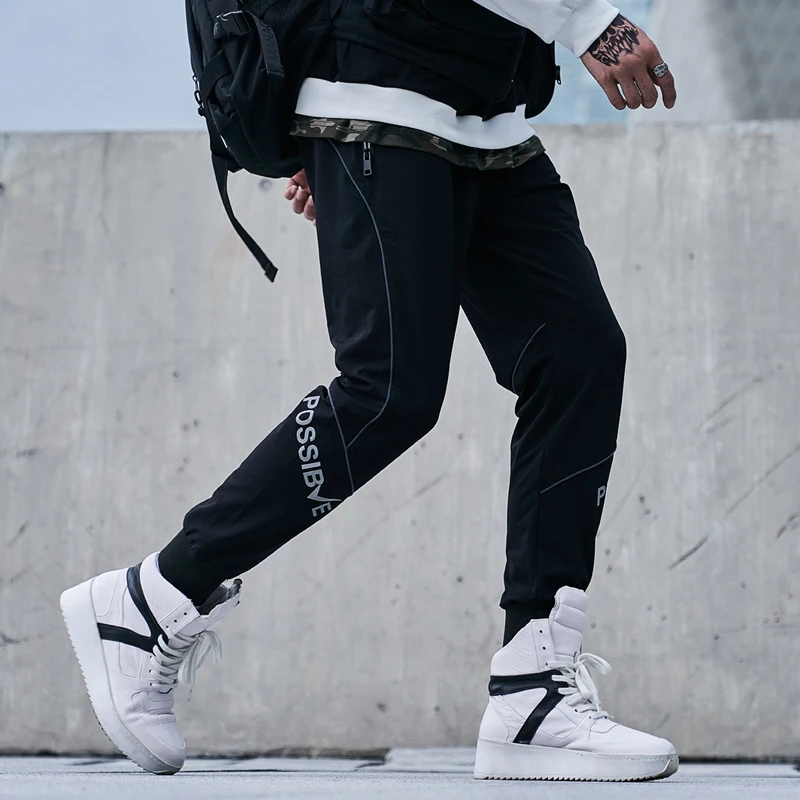 Мужские спортивные штаны 2021 Techwear Joggers корейский стиль хип-хоп Японская уличная