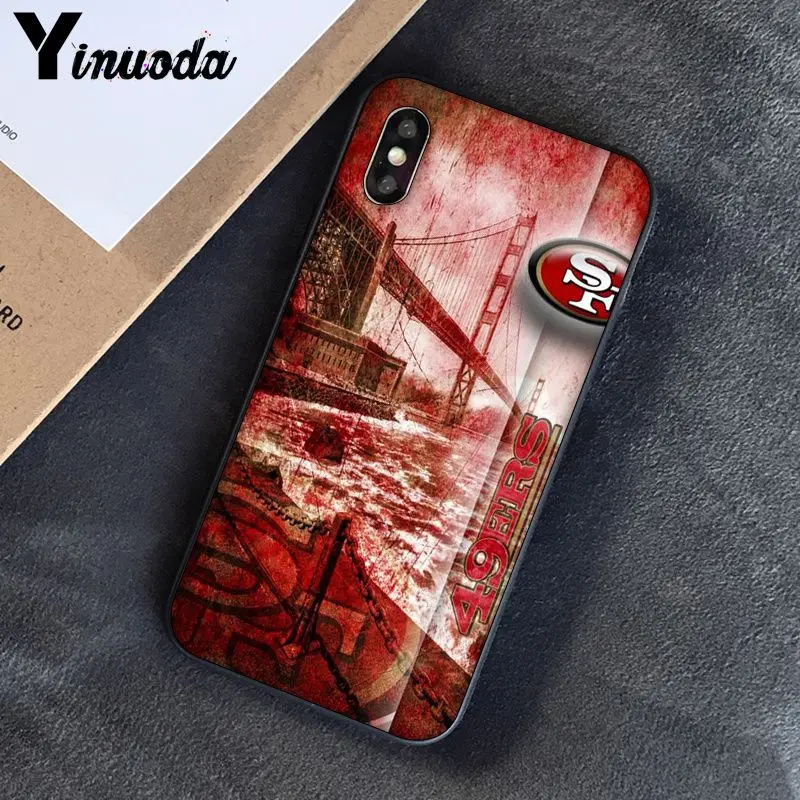 A12 Yinuoda San Francisco 49ers DIY роскошный высококачественный защитный чехол для iPhone 8 7 6 6S Plus 5 5S SE XR X XS MAX Coque 11 11pro max - Цвет: A12