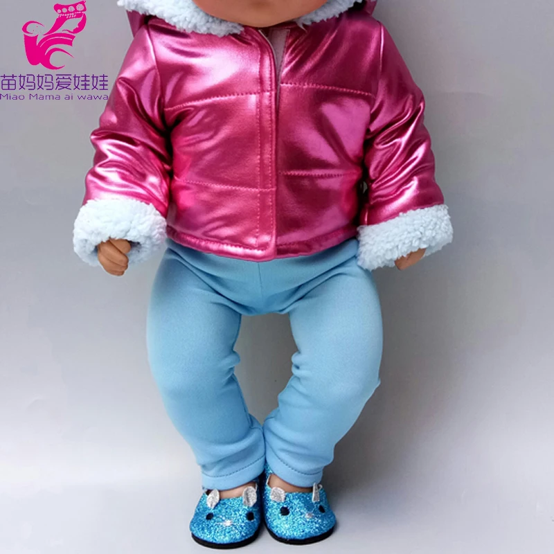 

Baby new born Doll Clothes hoodies coat 18 Inch Dolls clothes jacket leggings generation doll outfit baby Girl Gift