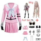 Женские костюмы для косплея Danganronpa V3 Миу ирума, женская одежда, униформа для девочек, аксессуары для одежды